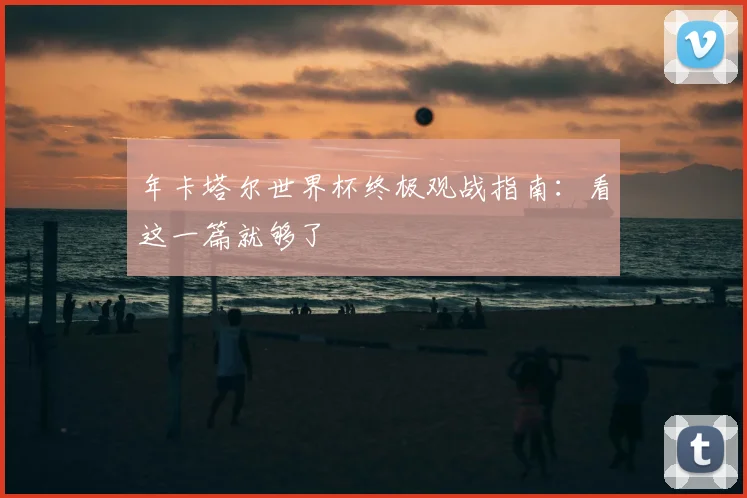 年卡塔尔世界杯终极观战指南：看这一篇就够了